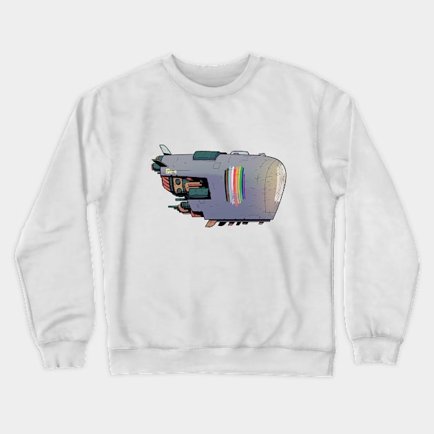 Oz-9 Pride Ship Crewneck Sweatshirt by Oz9